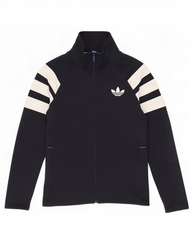 Adidas muška gornja jakna od trenirke, mala tamnoplava poliesterska boja