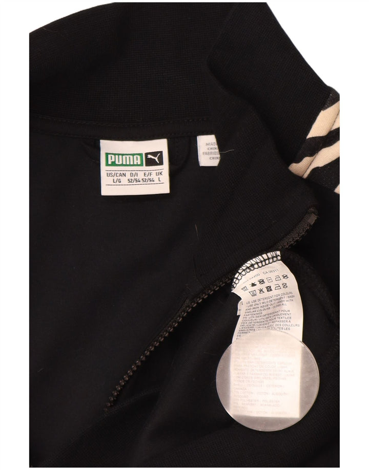 PUMA muška trenirka Clyde Gornja jakna, veliki crni poliester s uzorkom životinja