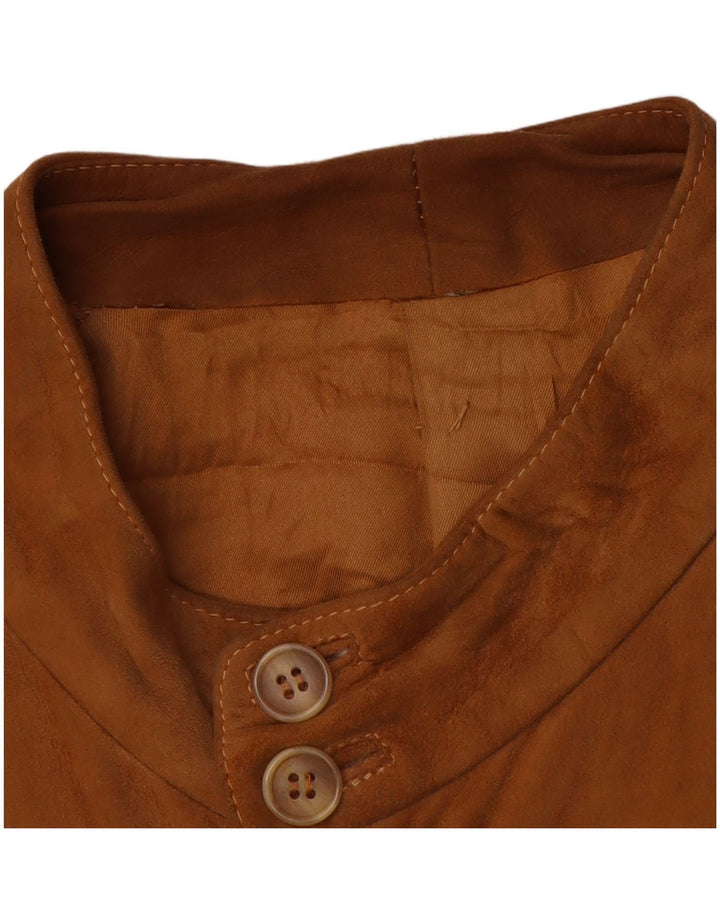 Vintage muška bomber jakna od brušene kože UK 38 srednje smeđa