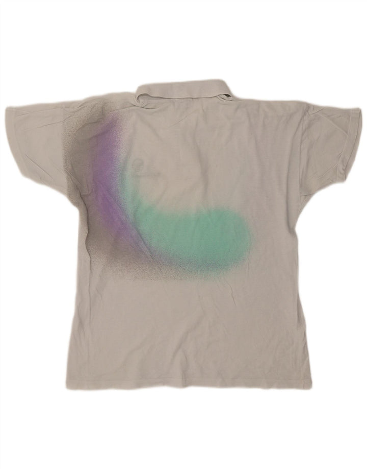 SERGIO TACCHINI Muška polo majica Medium White Tie Dye Pamuk