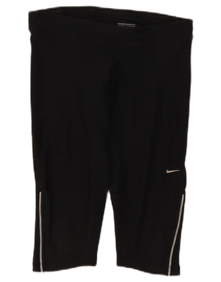 Nike Ženske Dri Fit Capri Leggings UK 14 Srednje crni poliester