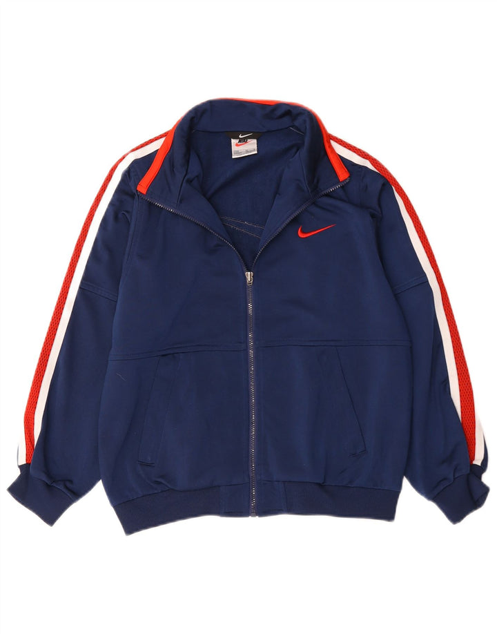 Nike Boys Gornja jakna trenirke 10-11 godina srednje tamnoplave boje