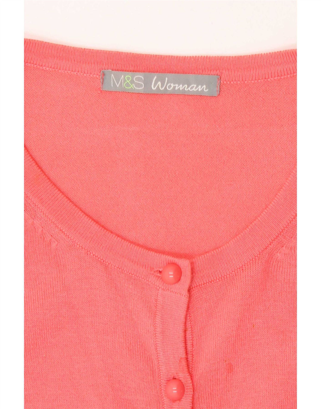 Marks & Spencer ženski kardigan pulover UK 10 Small Pink