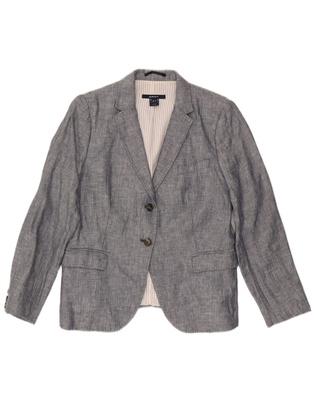 Gant ženski sako sa 2 gumba UK 16 Large Gray Lan