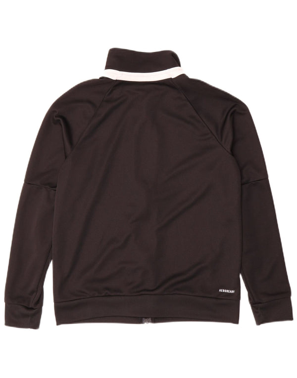 Gornja jakna za trenirku Adidas Boys Aeroready 13-14 godina Black Colourblock