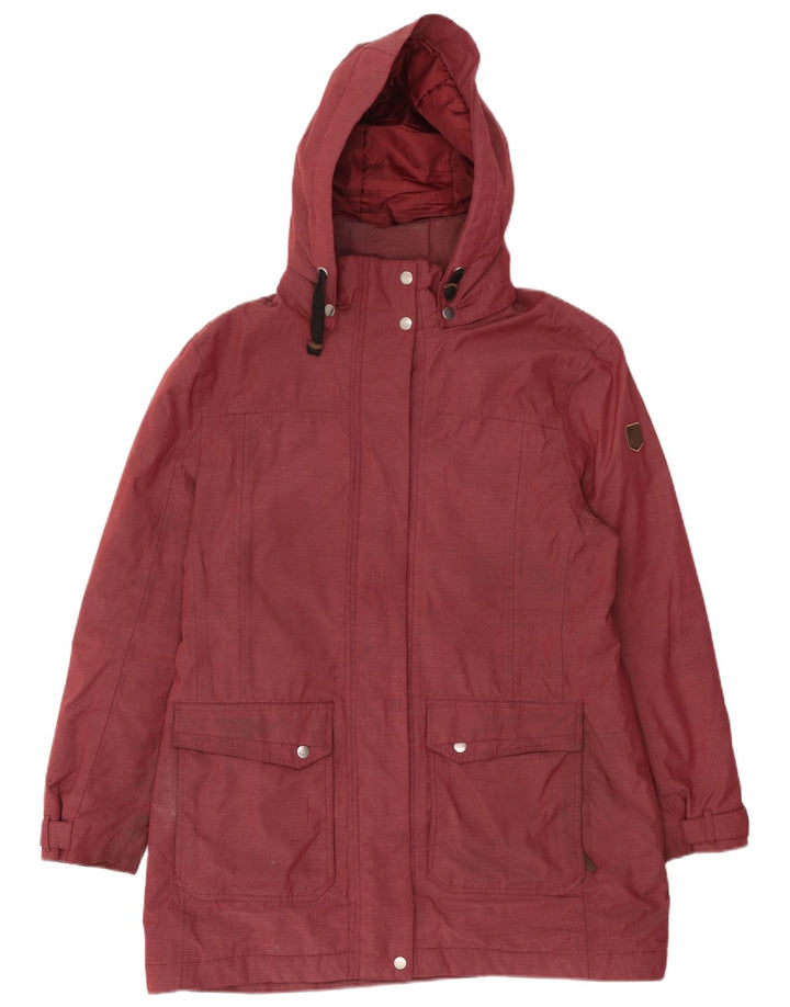 MC Kinley ženska vjetrovka s kapuljačom UK 18 XL bordo poliester