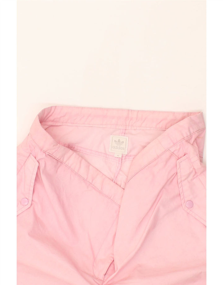 ADIDAS Womens Graphic Bermuda Sport Shorts EU 42 Large Pink Polyester Vintage Adidas and Second-Hand Adidas from Messina Hembry 