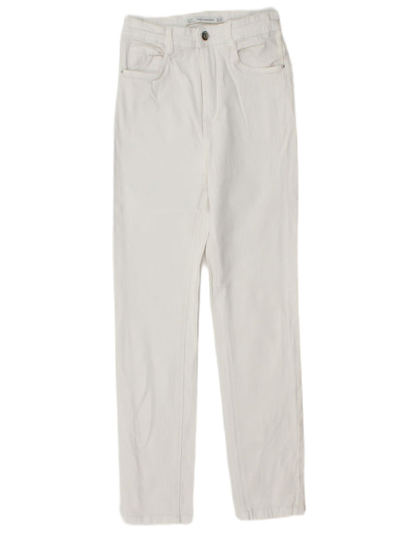 ZARA Ženske uske traperice EU 34 2XS W24 L27 Bijele