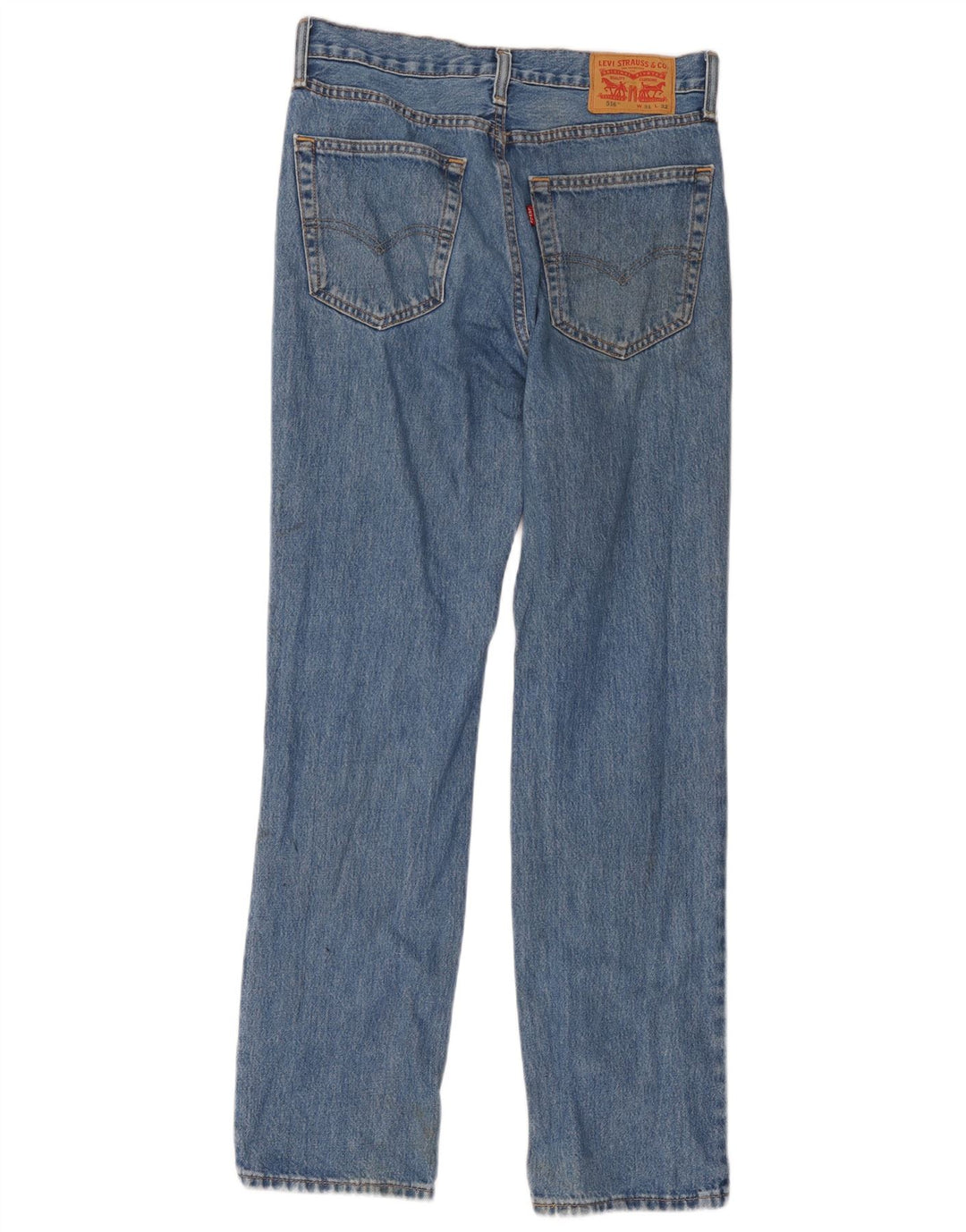 Levi's muške 516 ravne traperice W31 L32 plavi pamuk