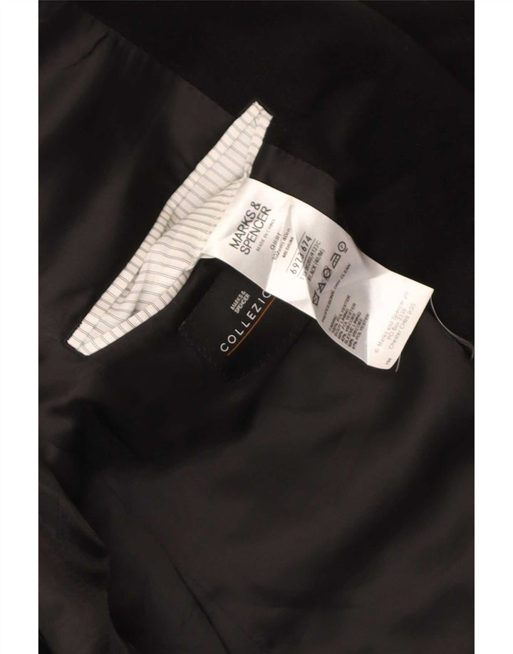 Marks & Spencer muška jakna od velura s 2 gumba UK 40 srednje crna
