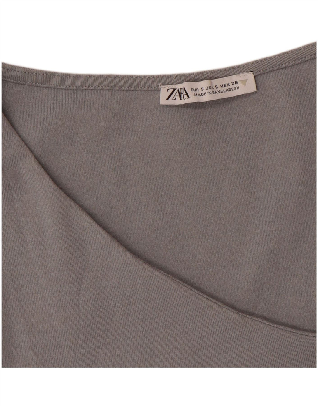 Zara ženski kratki prsluk UK 8 Small Gray