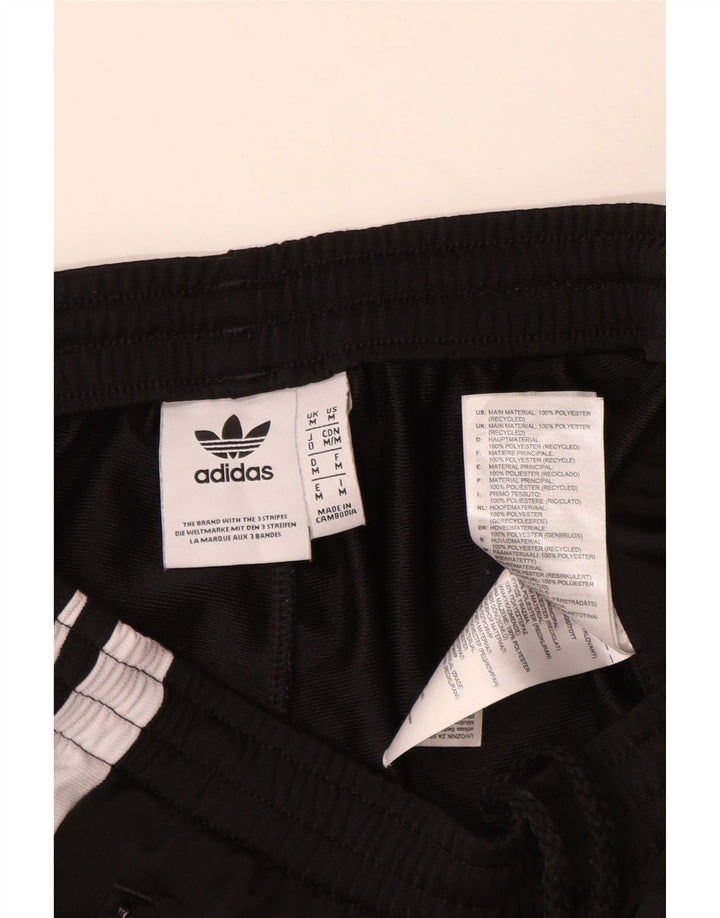 ADIDAS muške grafičke hlače za trenirku srednje crne boje od poliestera