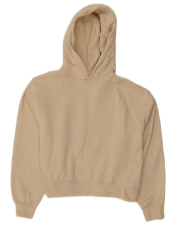 Zara Girls Crop majica s kapuljačom 13-14 godina bež poliester
