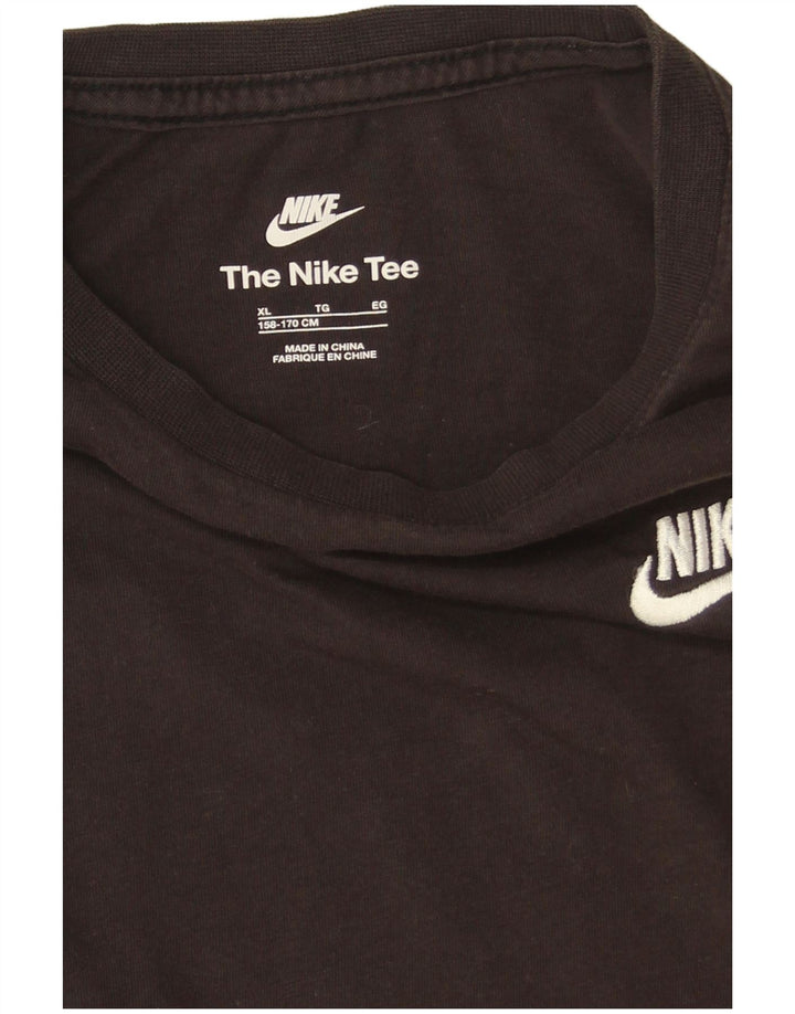 Nike majica dugih rukava za dječake 13-14 godina XL crni pamuk