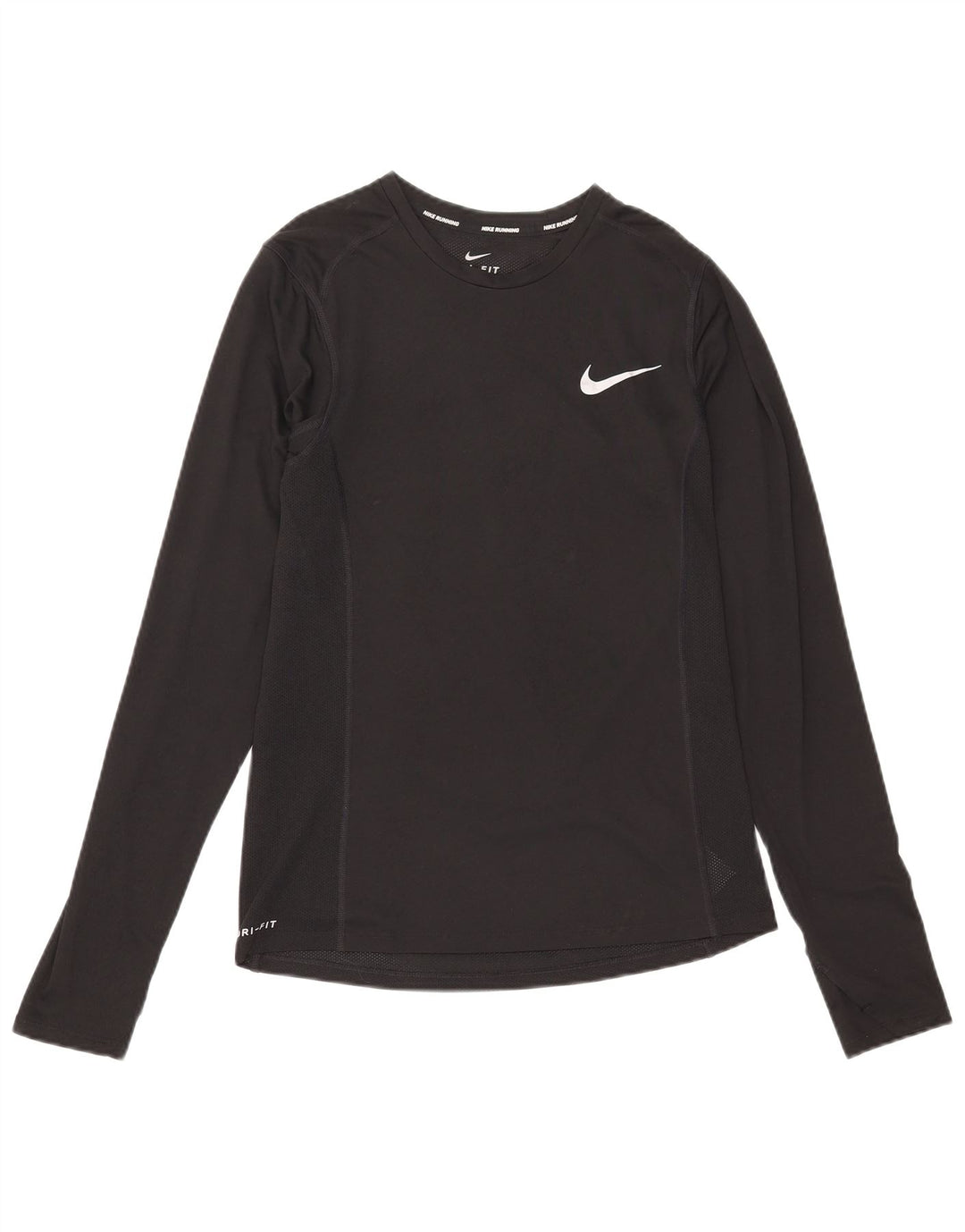 Nike muška Dri Fit majica dugih rukava mala crna poliester
