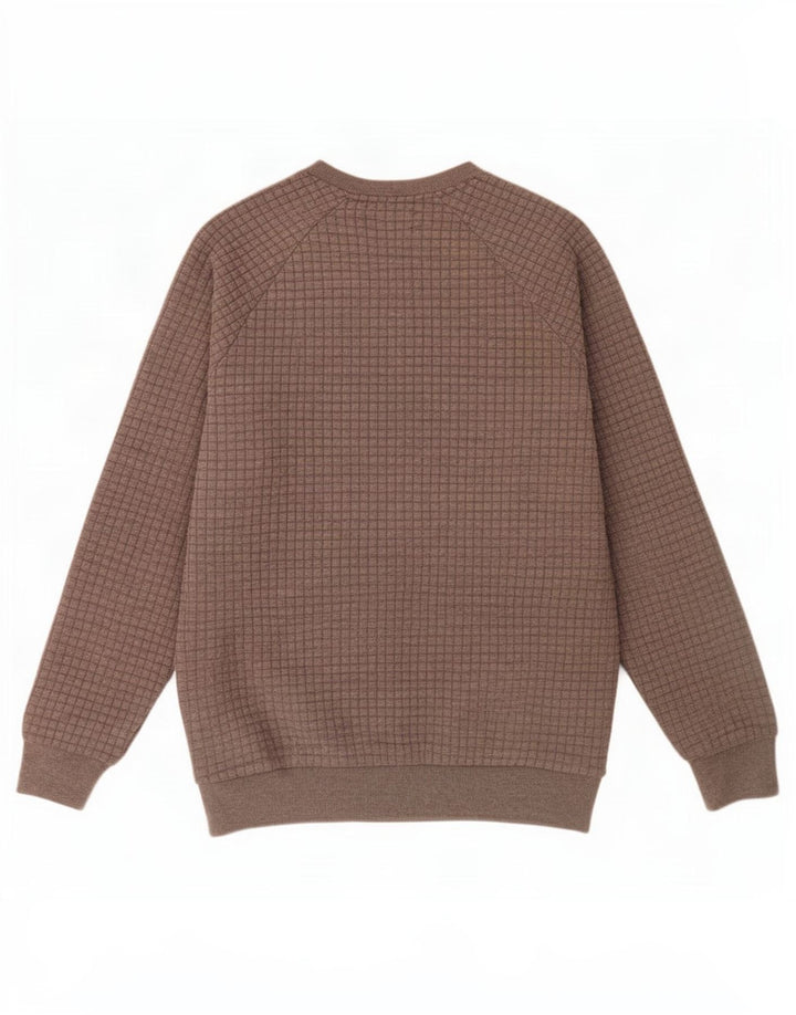 Zara muški džemper XL sivi karirani poliester