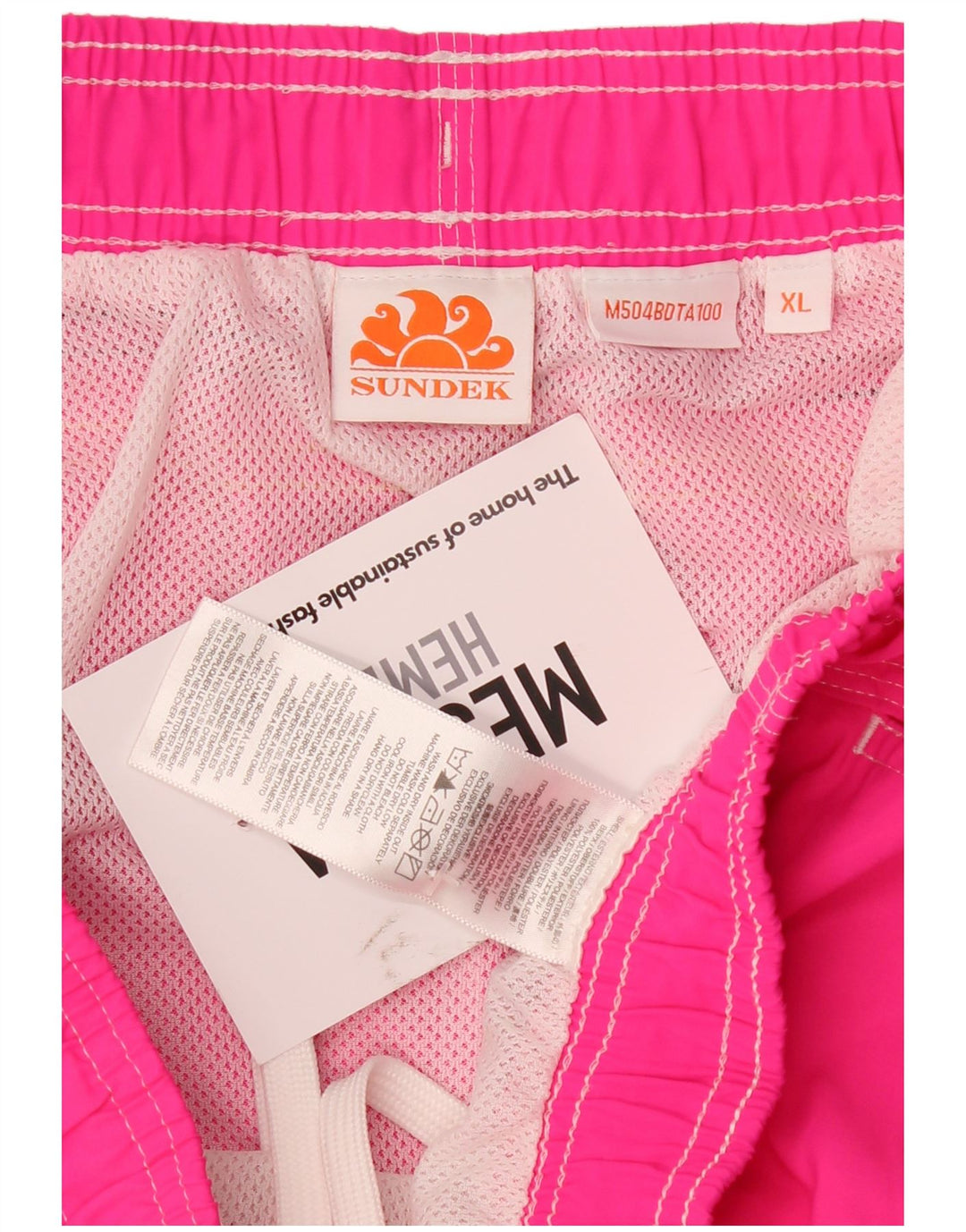 Sundek muške kratke hlače za kupanje XL ružičasti poliester