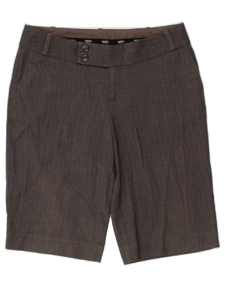 MOSSIMO Womens Chino Shorts US 2 XS W32  Grey Pinstripe Polyester Vintage Mossimo and Second-Hand Mossimo from Messina Hembry 