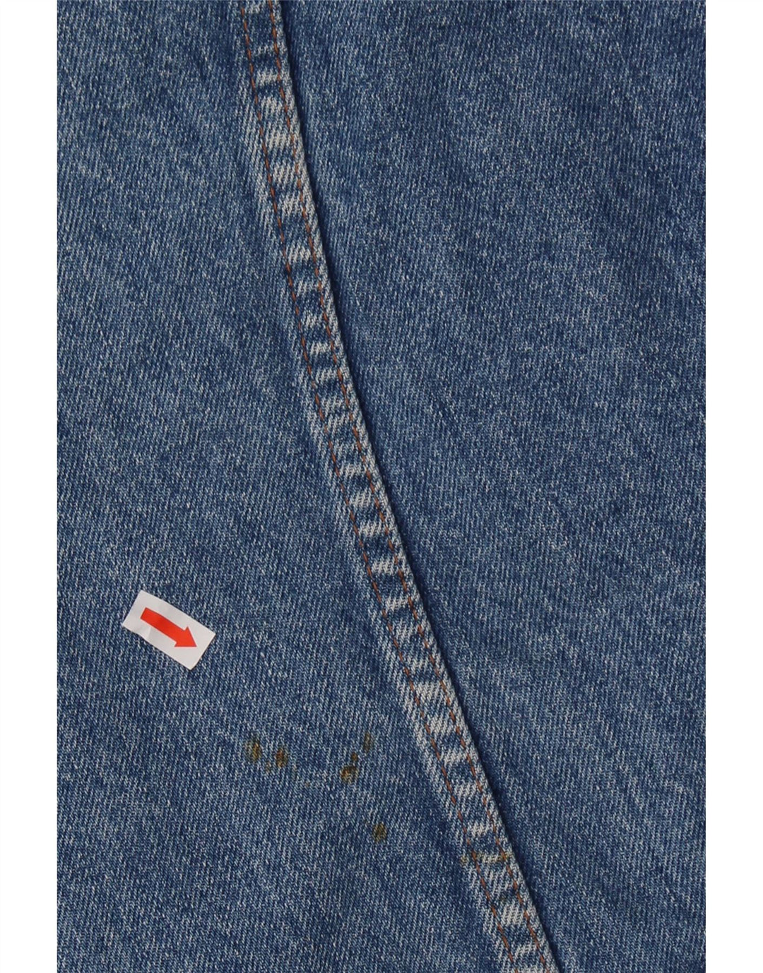 VINTAGE Mens Denim Jacket UK 36 Small Blue Cotton