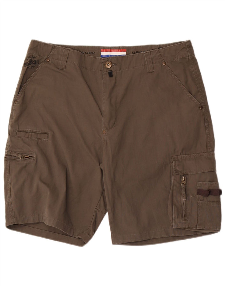 Issa Muške Cargo kratke hlače Large W36 Kaki