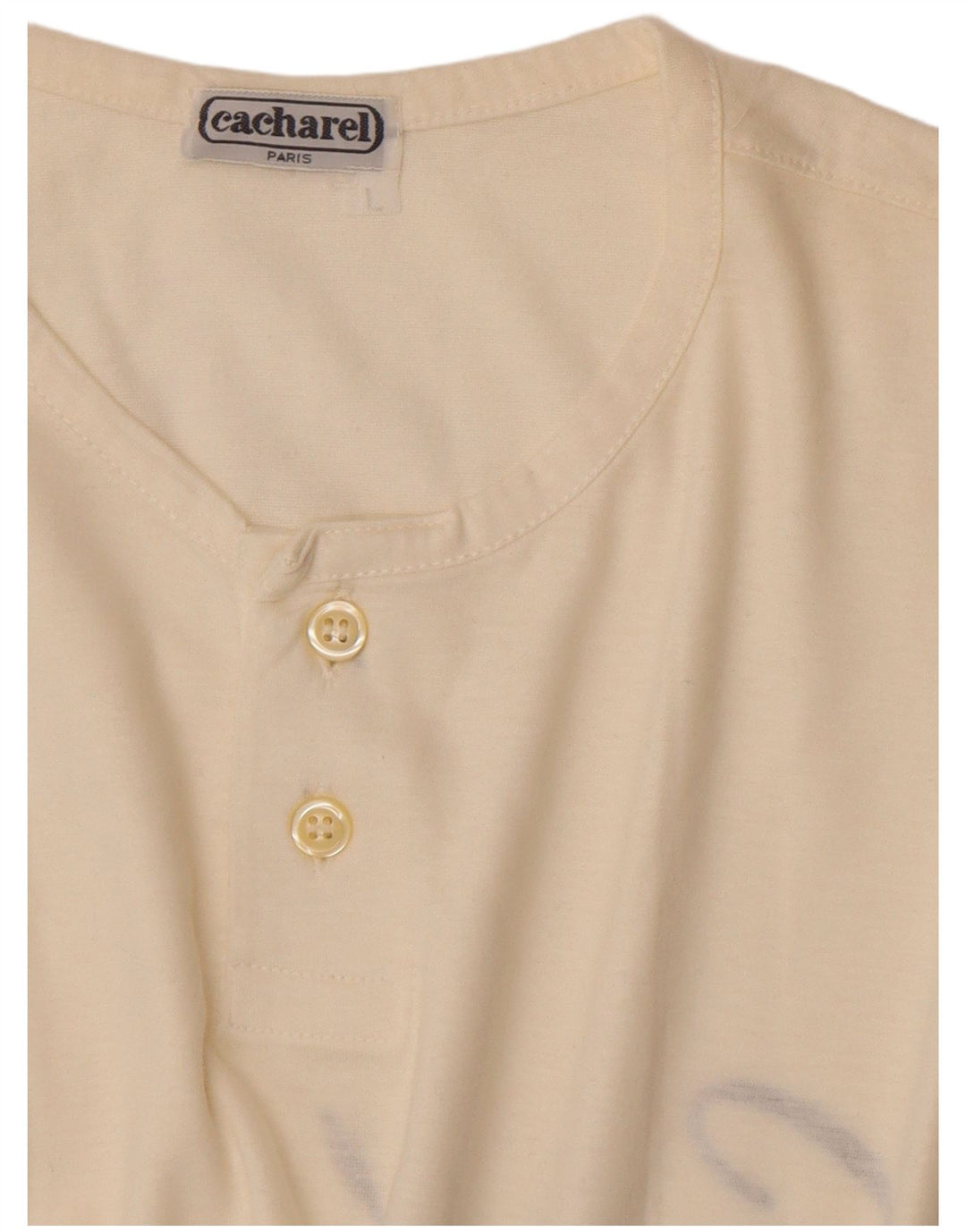 Cacharel muška velika bijela majica s grafičkim motivima