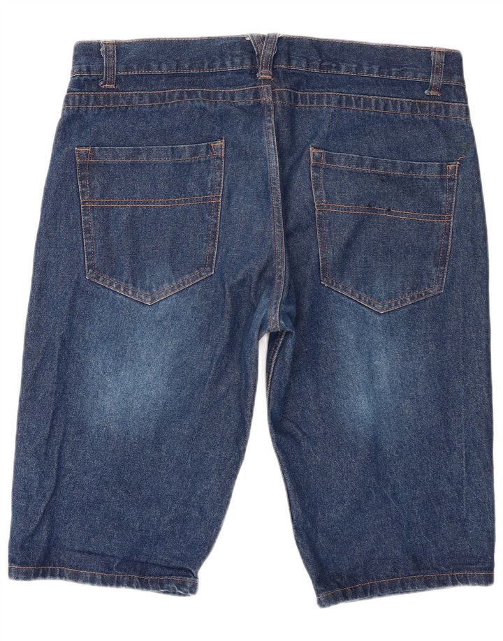 Pierre Cardin muške traper kratke hlače Large W36 plavi pamuk