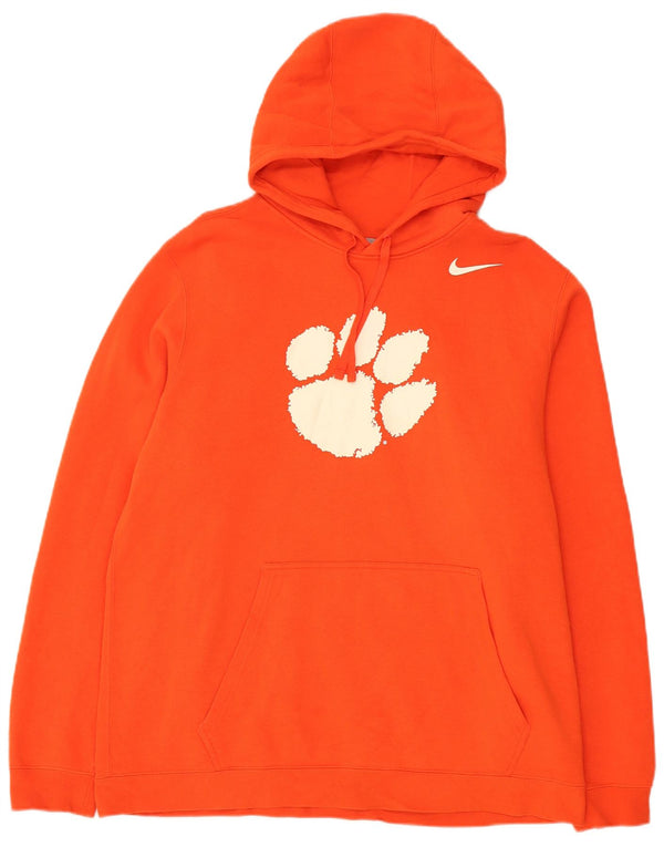 Nike muška majica s kapuljačom Clemson Tigers XL, narančasti pamuk