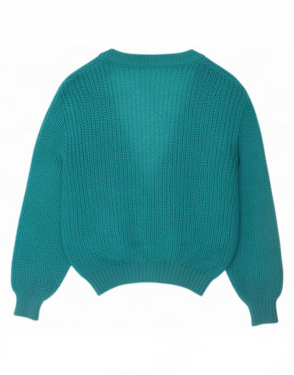Vintage ženski kardigan pulover UK 16 Large Blue