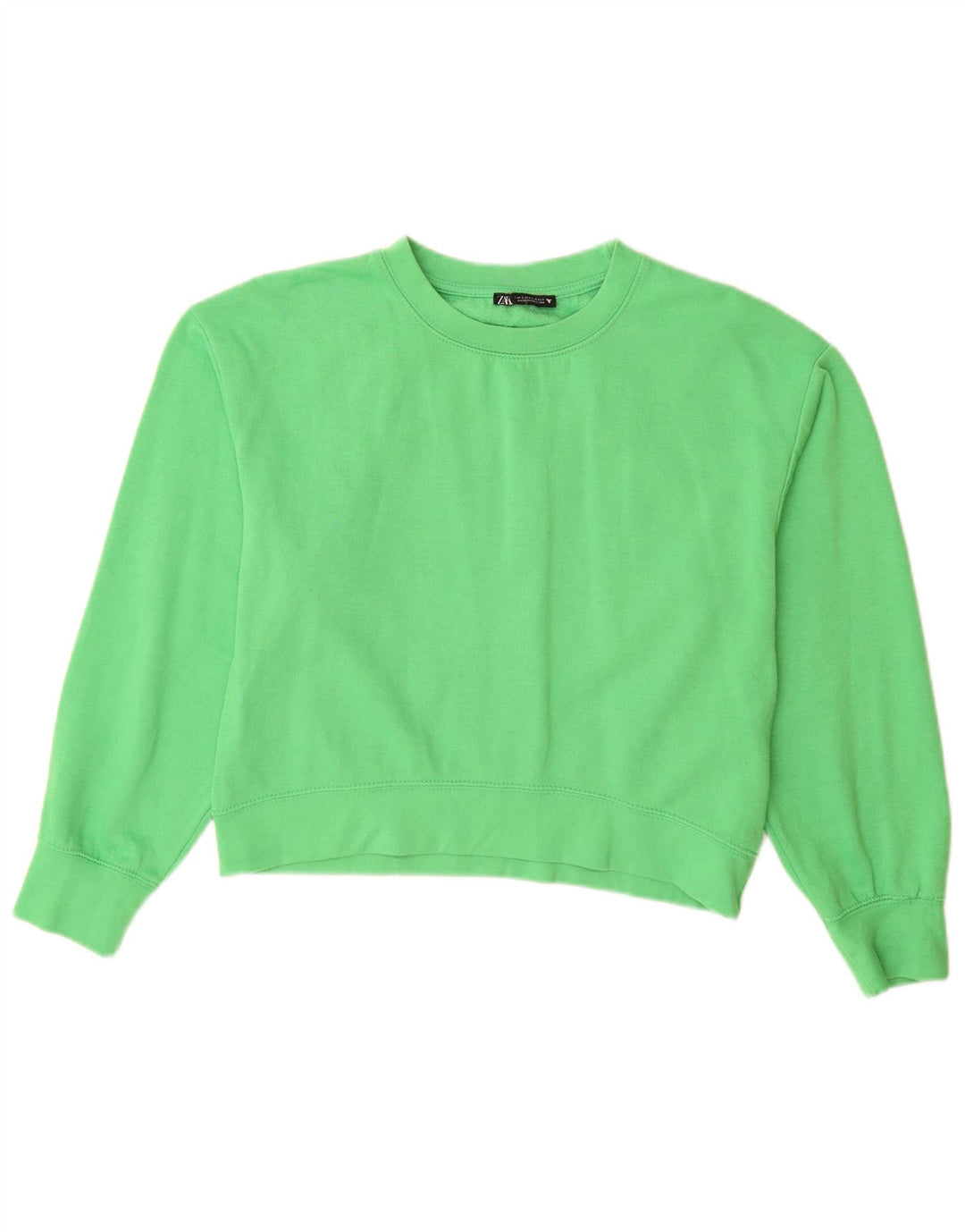 Zara ženski džemper UK 10 Mali zeleni poliester