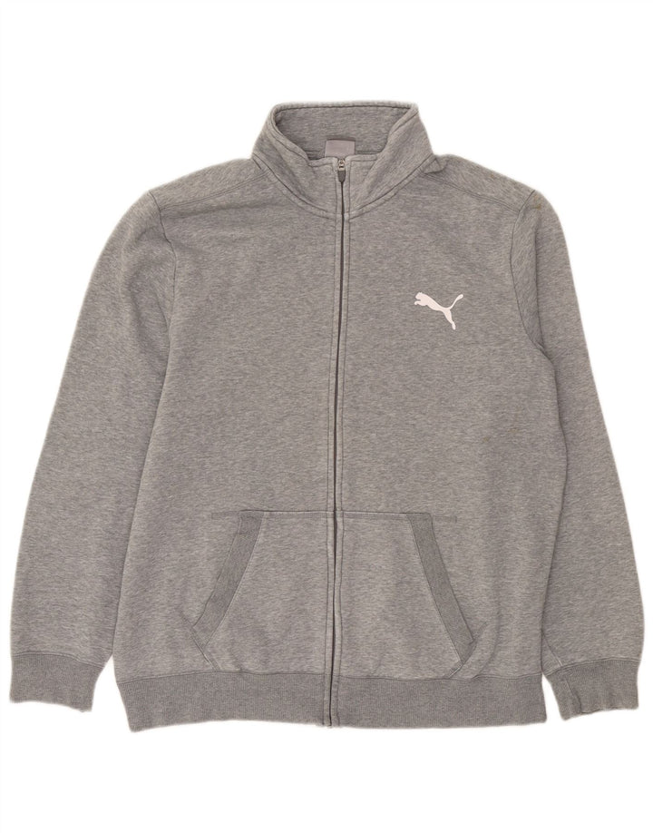 Puma muška gornja jakna trenirke Large Grey Flected Cotton