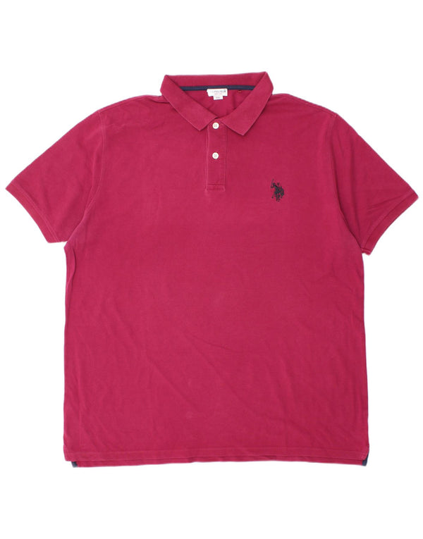 U.S. Polo Assn. Muška polo majica 3XL ljubičasta