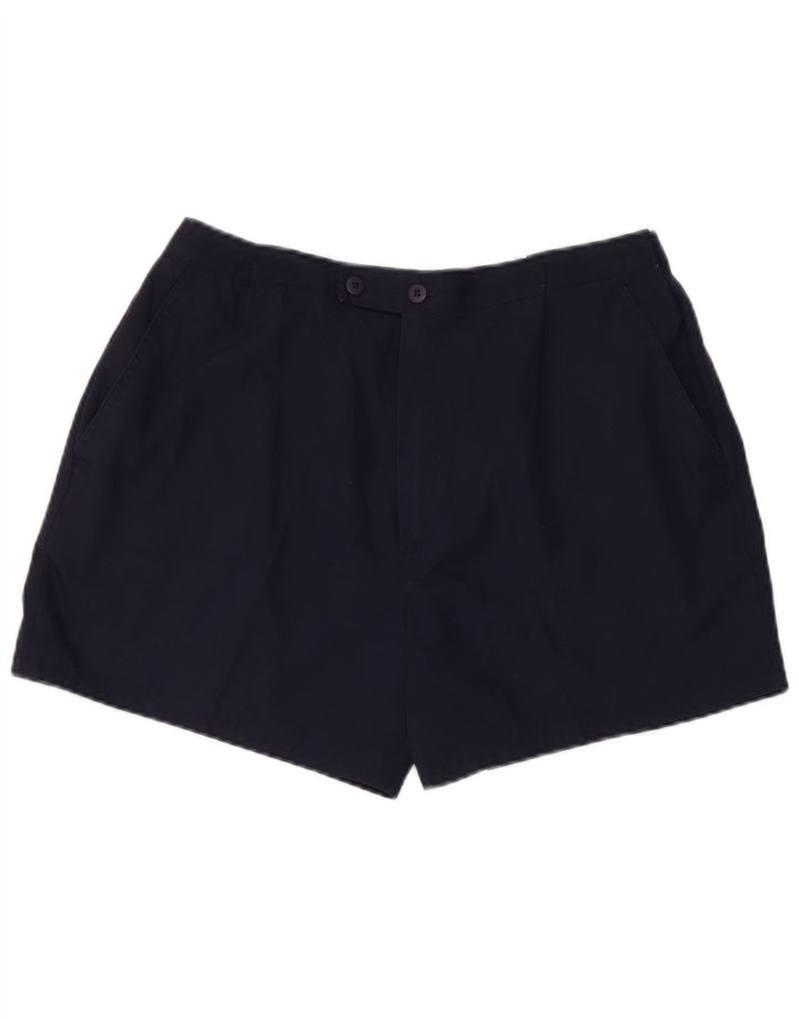 Vintage muške chino kratke hlače W30 srednje tamnoplavi poliester
