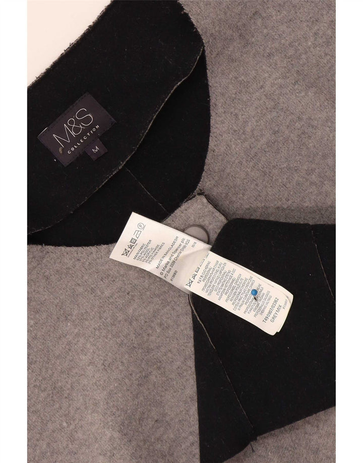 Marks & Spencer ženski dugi kardigan pulover UK 14 srednje sivi