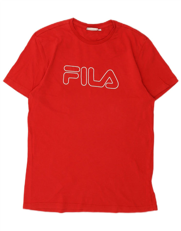 FILA Muška majica s grafičkim motivima XS crvena
