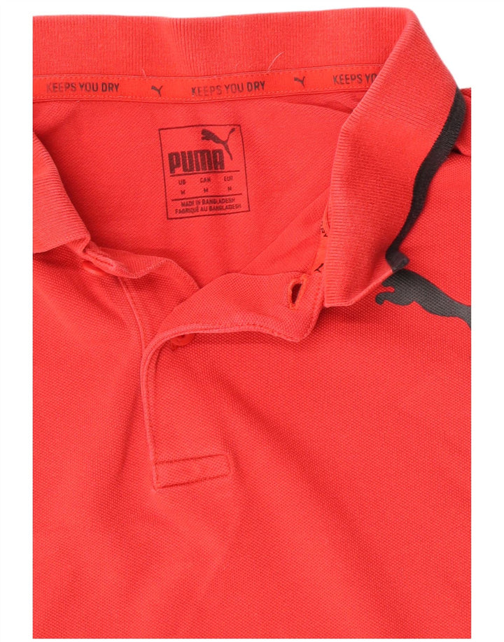 Puma muška polo majica srednje crvene boje