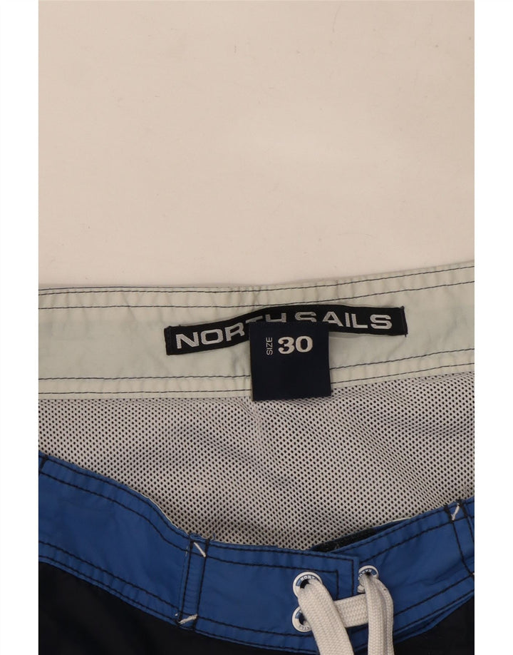 North Sails muške kratke hlače za kupanje s grafičkim motivima srednje tamnoplave boje