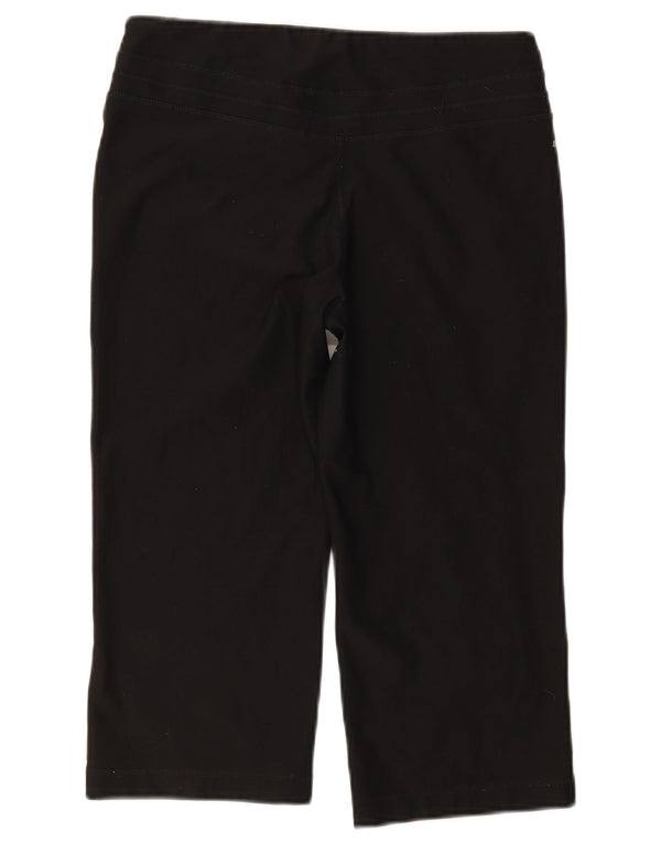 Nike Ženske Dri Fit Capri tajice Srednje crne sportske poliesterske