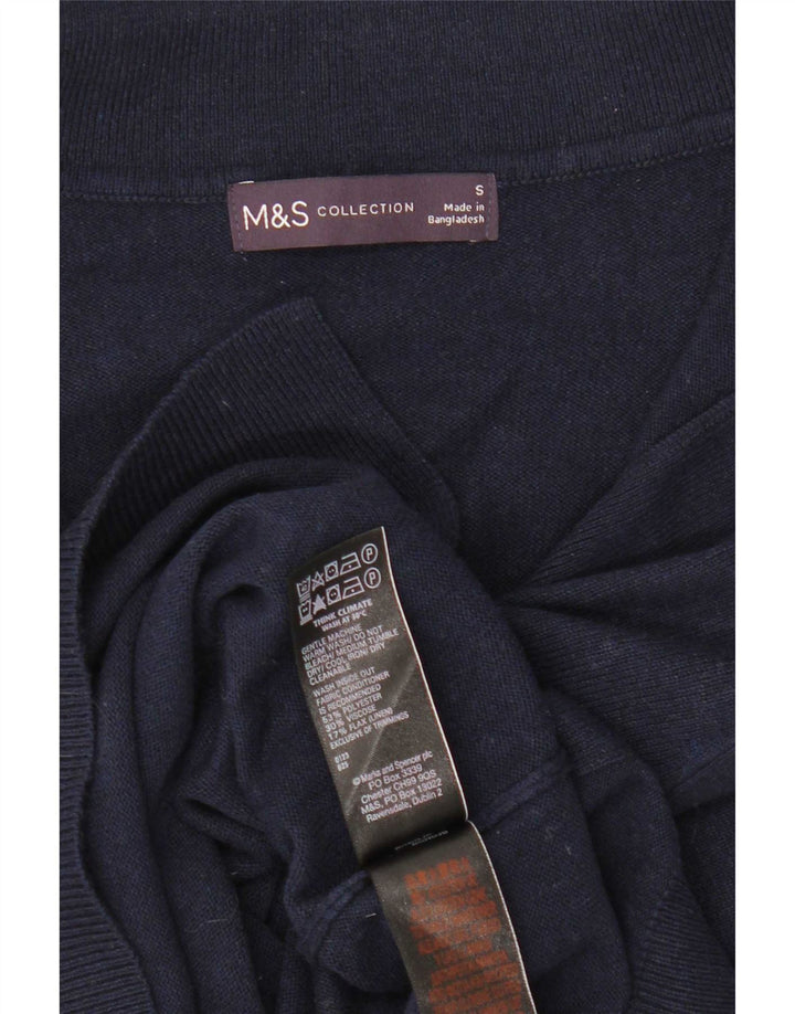 Marks & Spencer ženski prsluk bez rukava UK 10 Mali tamnoplavi poliester