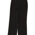 J. CREW Ženske ravne chino hlače US 6 srednje W30 L31 crni poliester
