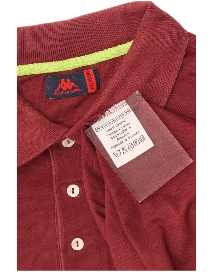 KAPPA muška polo majica 2XL, kestenjasti pamuk