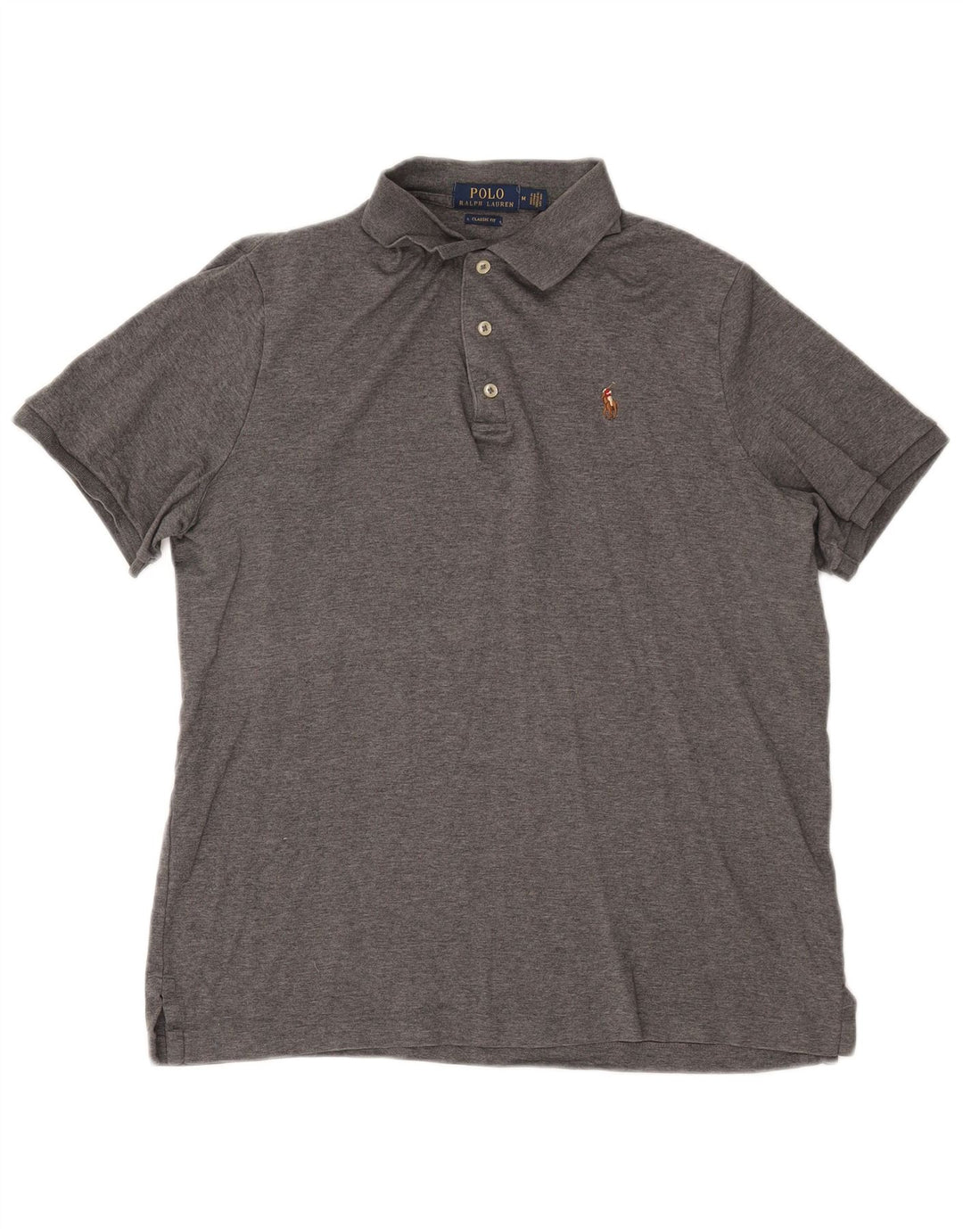 POLO RALPH LAUREN Muška klasična polo majica srednje sive boje