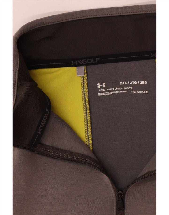 Under Armour, gornji dio trenirke Cold Gear Pulover 2XL u sivoj boji
