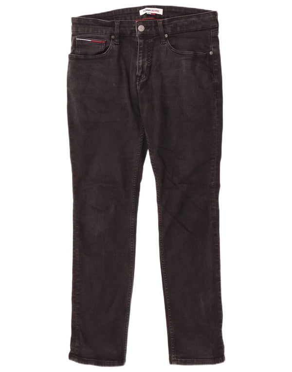 Tommy Hilfiger Mens Scanton Slim Jeans W32 L30 Sivi pamuk