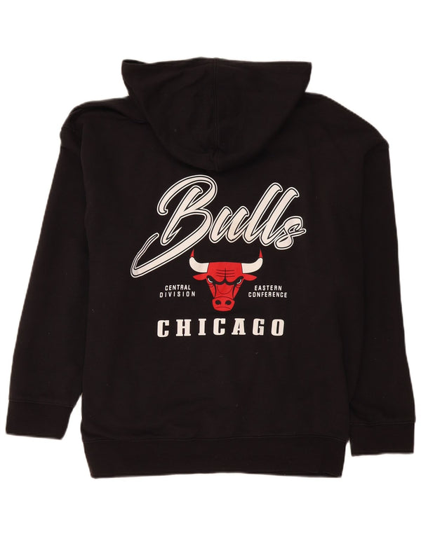 NBA Boys Chicago Bulls Graphic široka majica s kapuljačom 13-14 godina XL crna