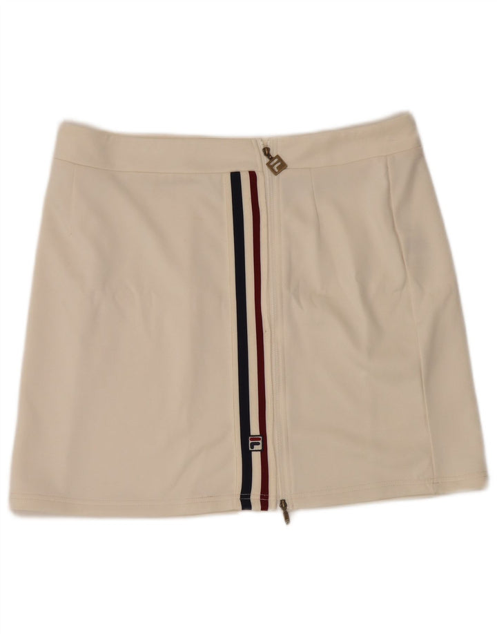 Fila ženska mini suknja XL W36 prljavo bijeli poliester
