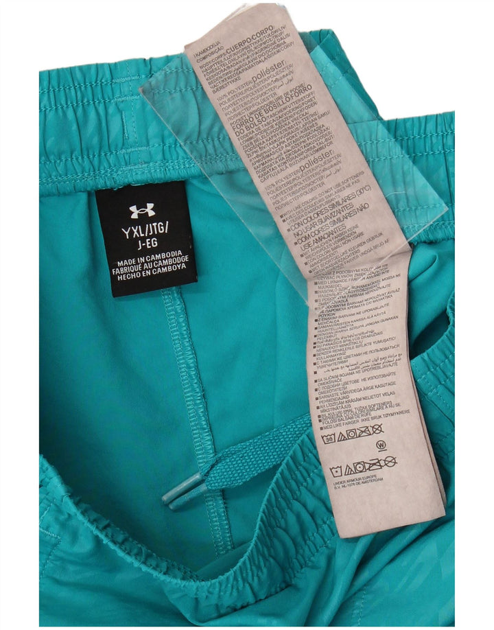 UNDER ARMOUR Sportske kratke hlače za dječake 13-14 godina XL tirkizne geometrije