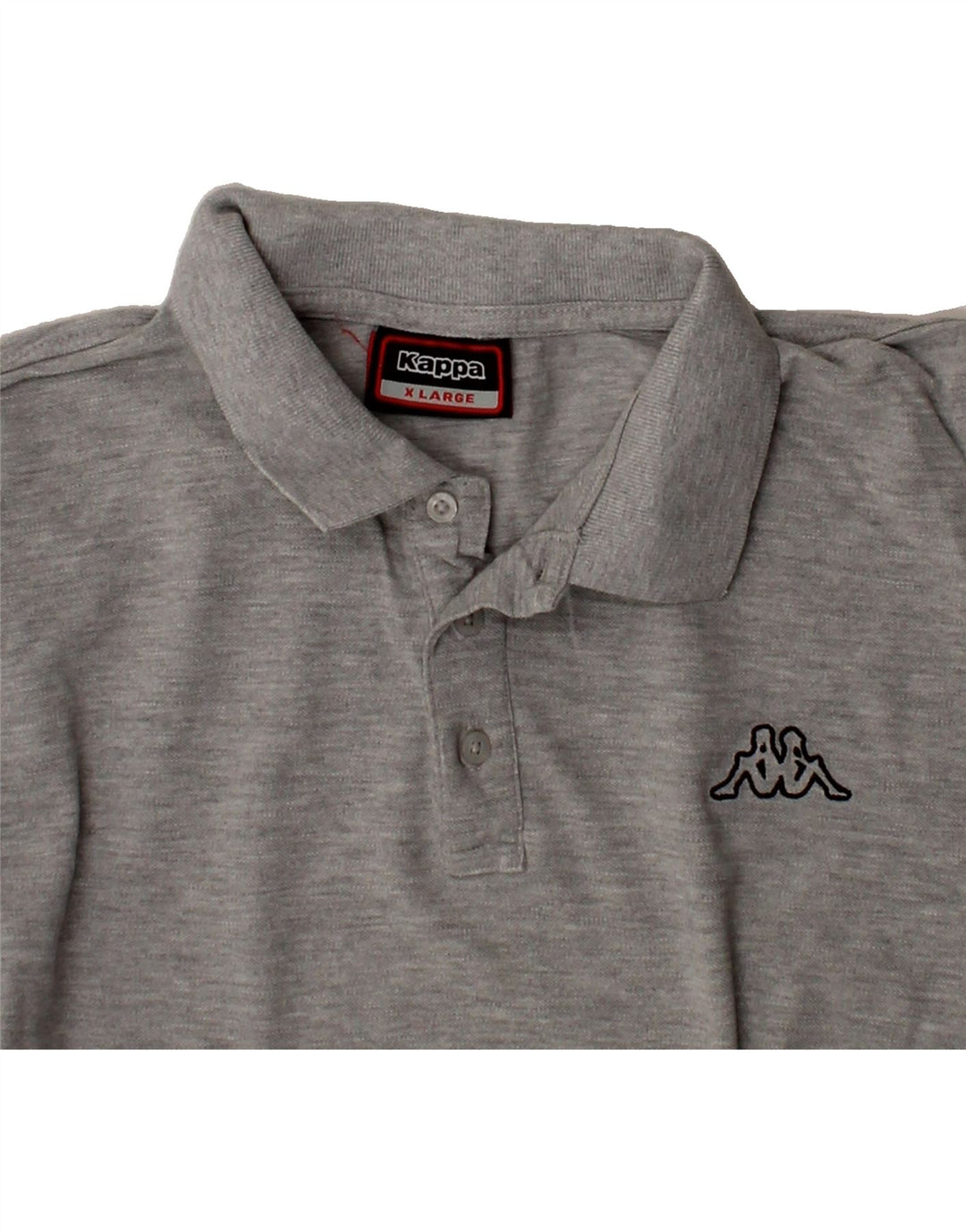 KAPPA Mens Polo Shirt XL Grey Cotton Vintage Kappa and Second-Hand Kappa from Messina Hembry 