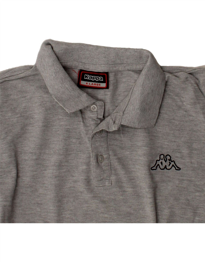 KAPPA Mens Polo Shirt XL Grey Cotton Vintage Kappa and Second-Hand Kappa from Messina Hembry 
