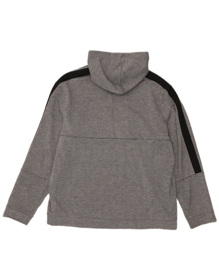 Reebok muška majica s kapuljačom XL sivi poliester u boji