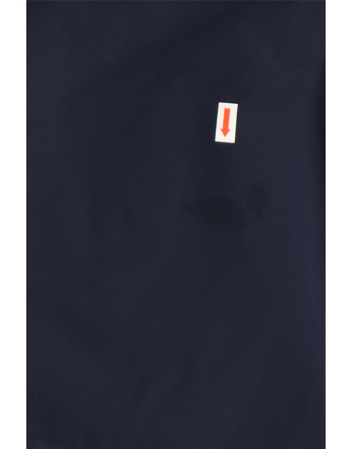 J. CREW Mens Chino Shorts W33 Medium Navy Blue Polyester Vintage J. Crew and Second-Hand J. Crew from Messina Hembry 